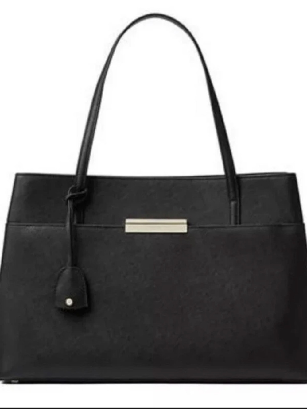 Kate Spade New York
Saffiano Leather Shoulder Bag. Missing tassel.